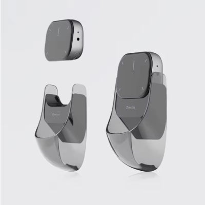 Smart Split Touch Wireless Mouse with Wireless Charging – Futuristic Silent Air Mouse