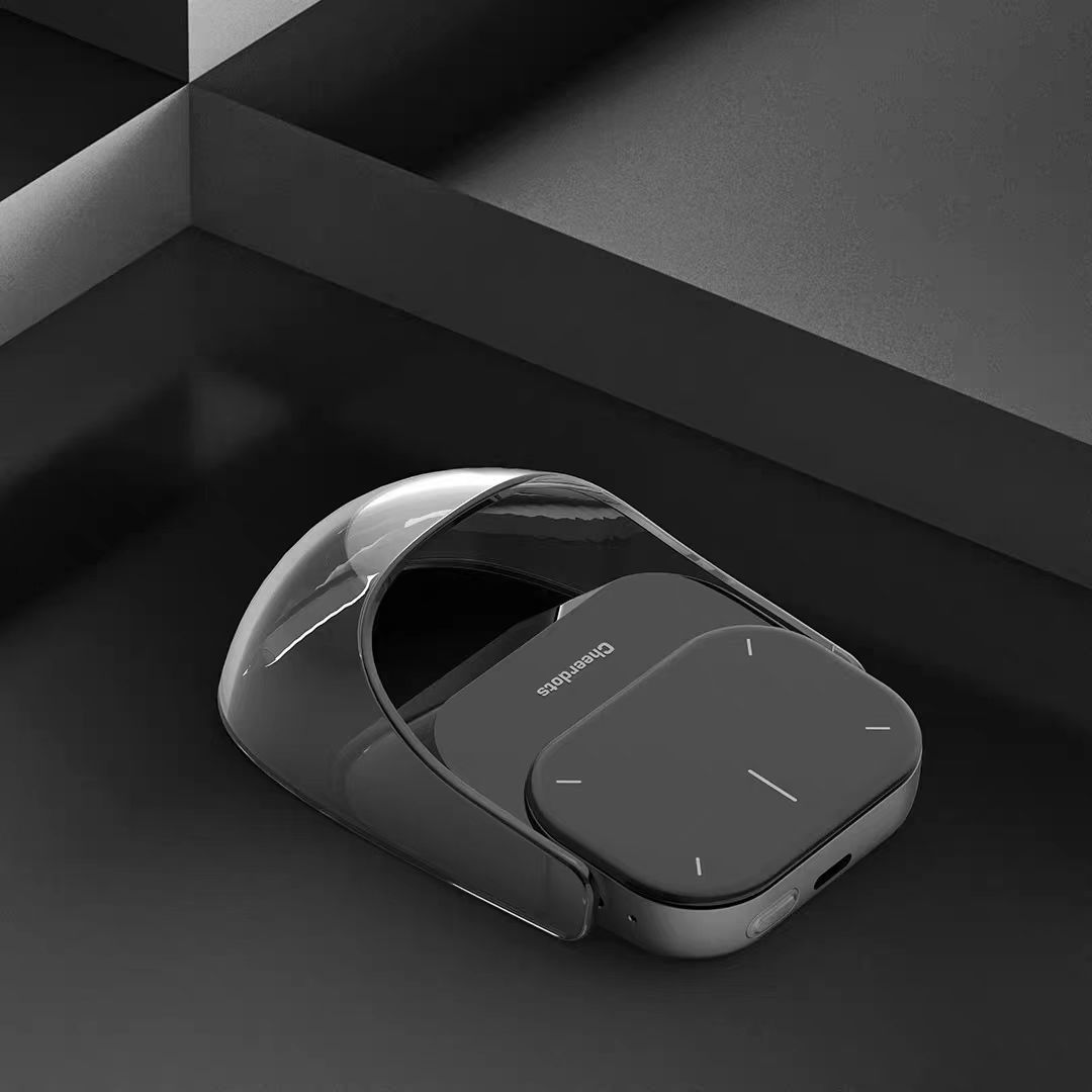 Smart Split Touch Wireless Mouse with Wireless Charging – Futuristic Silent Air Mouse
