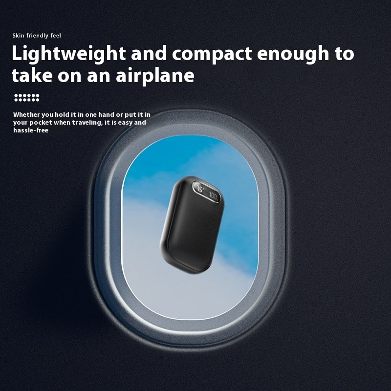 Smart Rechargeable Hand Warmer – Dual-Side Heating with LED Display