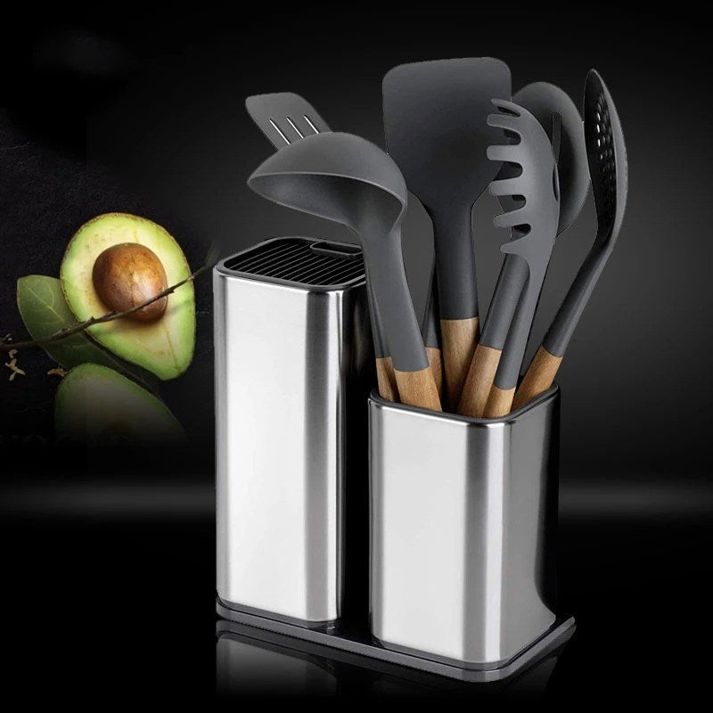 Stainless Steel Universal Knife & Utensil Holder