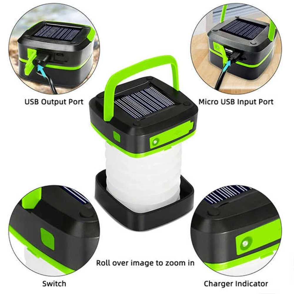 Solar Rechargeable Camping Lantern