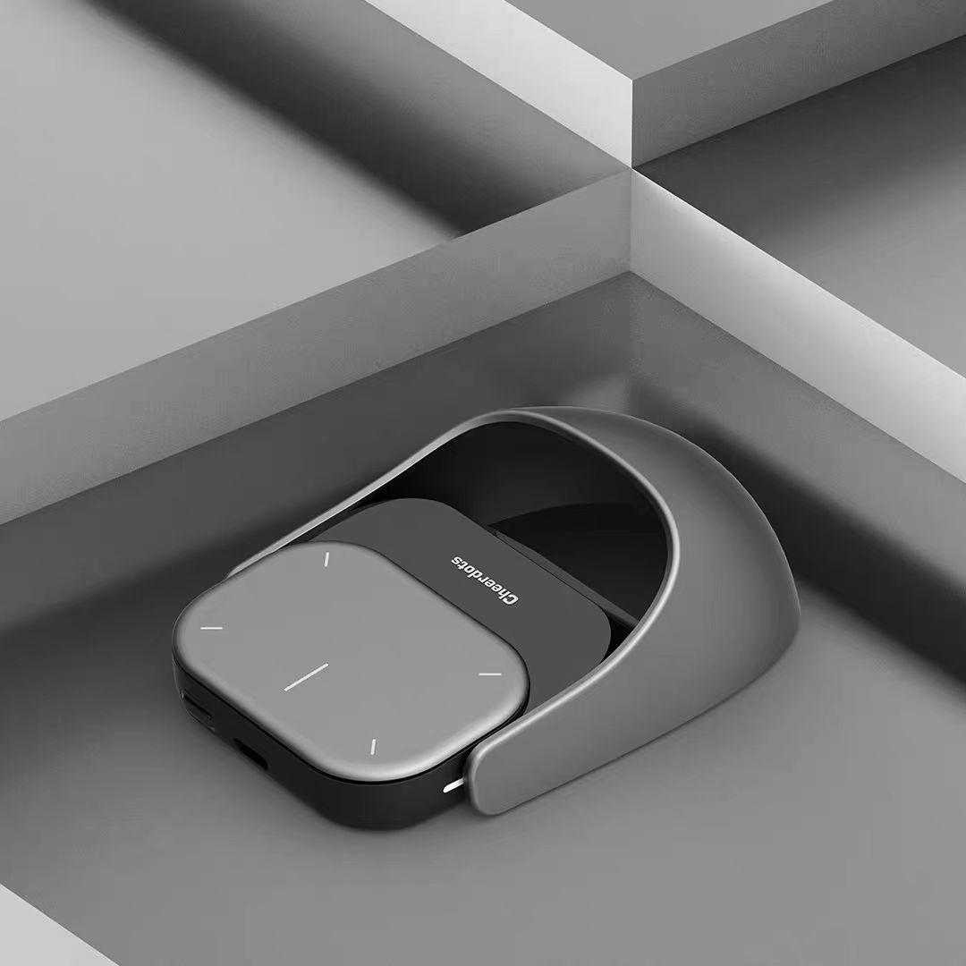 Smart Split Touch Wireless Mouse with Wireless Charging – Futuristic Silent Air Mouse