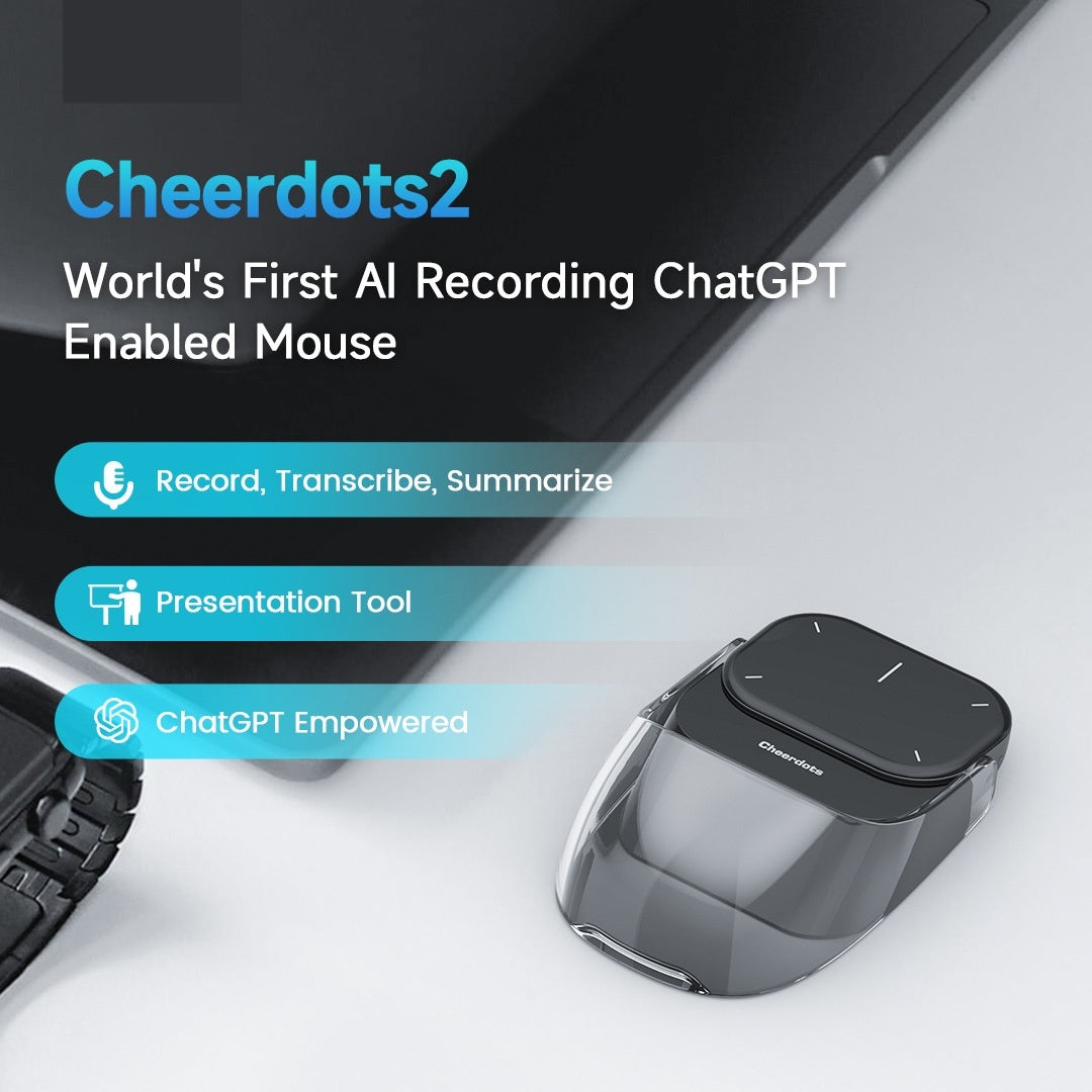 Smart Split Touch Wireless Mouse with Wireless Charging – Futuristic Silent Air Mouse