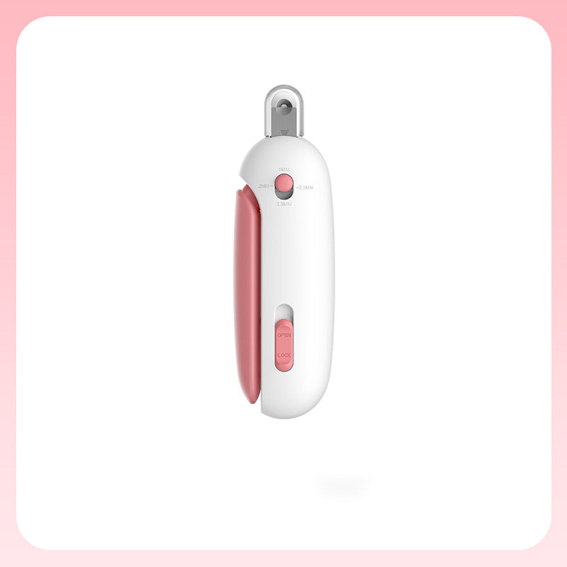 Safe Pet Nail Clipper with Gravity Push – Cat & Small Dog Trimmer