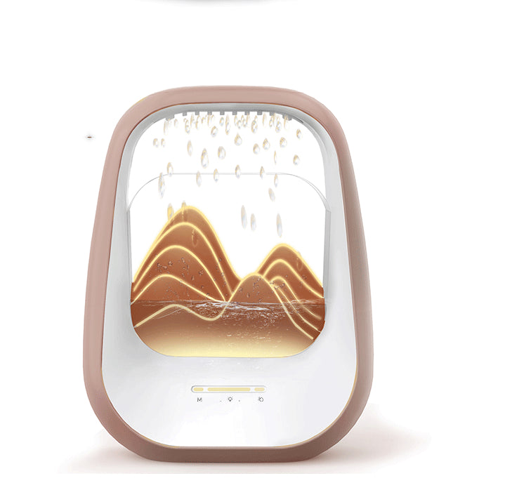 Water Drop White Noise Sleep Speaker – Ambient LED Relaxation Lamp for Bedroom