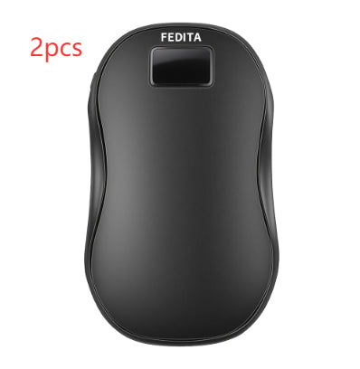 Smart Rechargeable Hand Warmer – Dual-Side Heating with LED Display